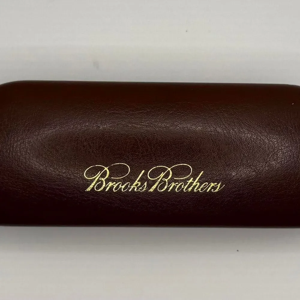 Brooks-brothers Men's Brown and Burgundy Sunglasses
